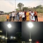 🛑..अखेर त्या वाटा झाल्या प्रकाशित.;मंदार शिरसाट यांनी आपल्या वाढदिनी स्वखर्चातुन सोलार लाईट बसविल्या..