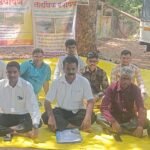 🛑पाझर तलाव वाचवण्यासाठी गृहनिर्माण प्रकल्पाची बिनशेती रेखांकन परवानगी रद्द करा.;पिंगुळी ग्रामस्थांचे उपोषण.