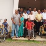 🛑भाजपा च्या वतीने दिव्यांग बांधवांसाठी साहित्य वाटप उपक्रम उत्साहात..