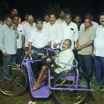 🛑भाजपा दिव्यांग आघाडीचा समाजाभिमुख उपक्रम.;वजराठ पेडणेकरवाडीतील दिव्यांग रमेश पेडणेकर यांना ट्रायसायकल भेट.