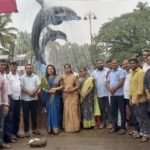 🛑कुडाळ शहरातील एस. एन. देसाई चौकात डॉल्फिन फाउंटनचे लोकार्पण..