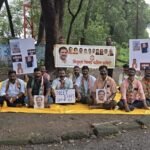 🛑जिल्हा काँग्रेसचे ओरोस येथे काळ्या फिती बांधून मूक आंदोलन..