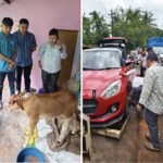 🛑माणुसकीचा हात अन् गोसेवेचा ध्यास! अपघातात गंभीर जखमी झालेल्या वासराला अभिषेक गावडे यांनी दिले नवे बळ.