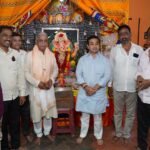 🛑देवगड तालुक्यातील शिरगावच्या सार्वजनिक गणेशोत्सवाला पालकमंत्री ना. नितेश राणे यांची भेट.