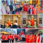 🛑कणकवली तालुका शिवसेनेच्या वतीने दुर्गामातेची विधिवत प्रतिष्ठापना.